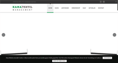 Desktop Screenshot of kama-sport.de