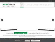 Tablet Screenshot of kama-sport.de